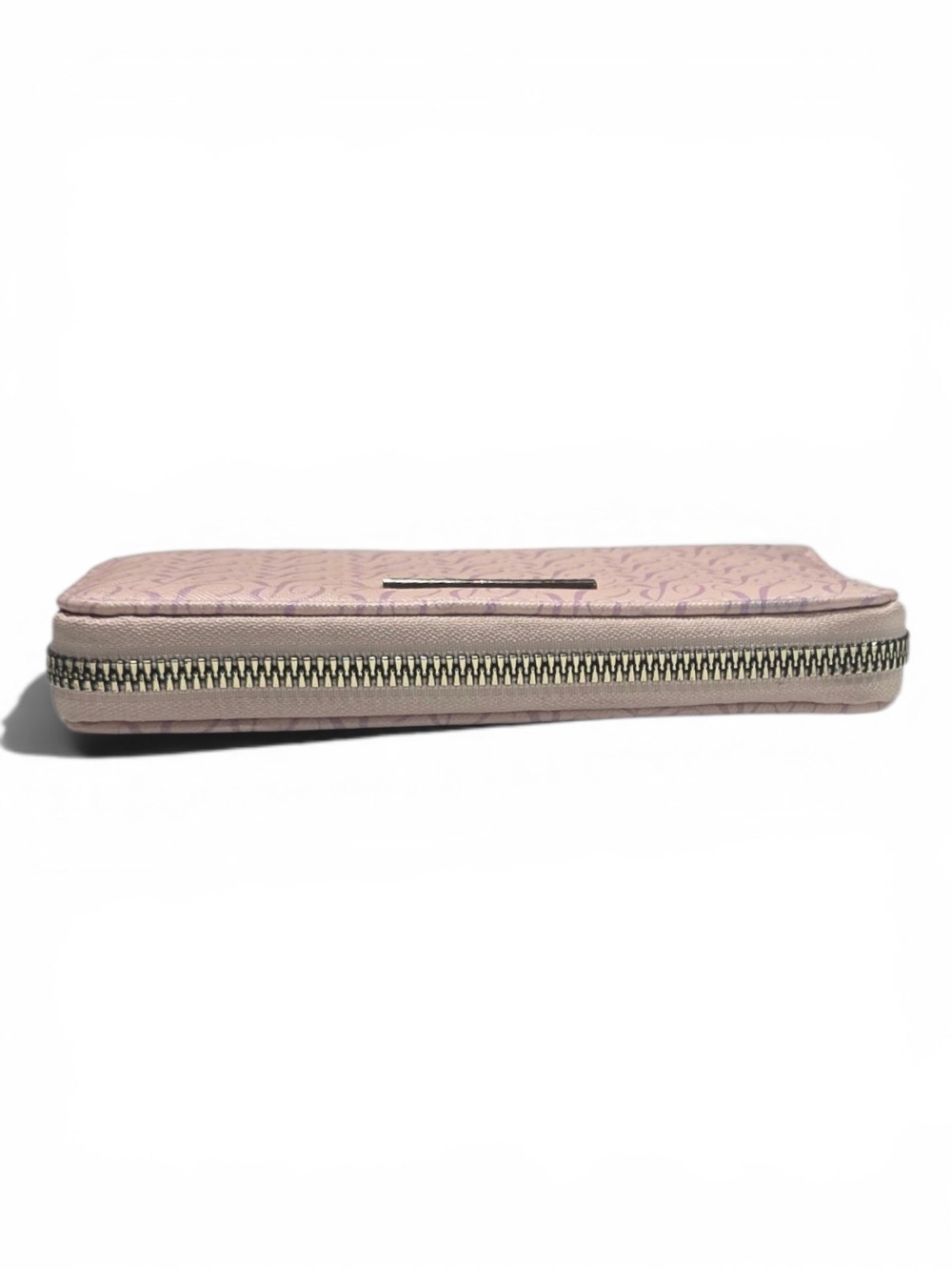 Rampage Blush Pink Monogram Zip Wallet. 6.5x4x1 - Picture 3 of 9